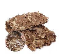 Generico Rete Mimetica Deserto 2m 3.5m 4m 5.5m 6m 7m 8m 9m 10m Rete mimetiche Deserto per Copertura di Caccia Decorazioni Feste, Tenda Ombra(3x7.5 M)