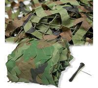 Generico Rete Mimetica Militare Reticolato da Camuffamento per Giardino E Pergolato - Rete Ombreggiante, Camouflage Net Parasole per Decorazione Esterna, Terrazza Privacy(15x15m)