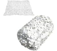 Generico Rete Mimetica per Ombra Bianca Schermo Solare Mimetico da Esterno Reticolato da Camuffamento Neve per Caccia, Giardino, Terrazza, Pergola E Decorazione con Privacità(W2xH7.5m)