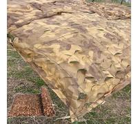 Generico Rete Mimetica Reticolato da Camuffamento Deserto Telo ombreggiante per Tende da Sole Campeggio coperture Auto Decorazione Ombra(7x15m)