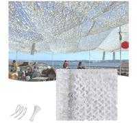 Generico Rete Ombreggiante da Giardino, Rete Mimetica Camouflage, 2x5m 2x10m 5x7m 5x9m 6x7m 7x12m 10x10m Reti Parasole per Campeggio,Decorazioni Militari,Feste(9.5x9m)