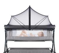Generico Rete per - Cupola per Culla - Rete Traspirante Portatile E Pieghevole Per Culla Dondolo Amaca E Co-Sleeping Da Viaggio