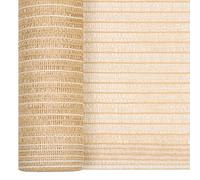 Generico Rete per Privacy Beige 1,5x25 m in HDPE 75 g/m²,Beige,3.6kg,149432
