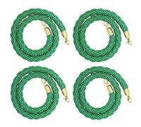 Generico Reti di carico, Rete di Sicurezza per Corda di Iuta Resistente, Protezione Bambini, Corda per Bambini, barriera in Corda di Velluto Verde, 4 Corde per Il Controllo della Folla per Eventi, Ci