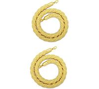 Generico Reti di carico Rete di Sicurezza per Corda di Iuta Resistente Protezione Bambini Corda per Bambini, Confezione da 2 Corde con Gancio a D per Il Controllo della Folla 3/5/6/10 Piedi Corde INT