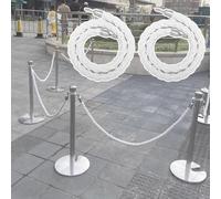 Generico Reti di carico Rete di Sicurezza per Corda di Iuta Resistente Protezione Bambini Corda per Bambini, Corda Intrecciata per Il Controllo della Folla - 2,2 m Corda Intrecciata BER con Ganci d/a