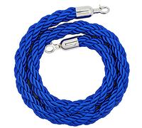 Generico Reti di carico, Rete di Sicurezza per impieghi gravosi, Corda di Iuta per la Protezione dei Bambini, Corda per Bambini, Corda Intrecciata Blu Premium da 1,5 m con Ganci a D per Il Controllo