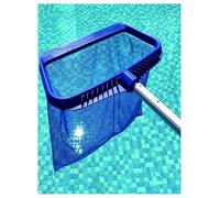 Generico Retino for Skimmer da Piscina Migliorato, rastrello for Foglie Resistente for la Pulizia di Piscine e laghetti, Sacco di Raccolta a Maglie Fini con Telaio in plastica Resistente.(Style 1)