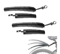 Generico Retractable Bike Mudguards - Adjustable Fender Set for MTB & Road Bikes, Adjustable Front And Rear Mudguards, Instant Mud & Splash Protection, Easy To Install Cycling Accessories (2Sets)