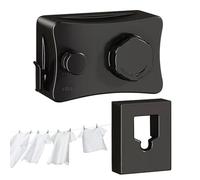 Generico Retractable Clothesline - Stainless Steel Wire Clothes Line | Retracting Clothes Line | Invisible No-Drill, Wall-Mounted, Heavy Duty, Indoor Outdoor for Balcony Bathroom Bedroom Apartment RV