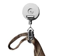 Generico Retractable Metal Non-slip Multifunction Adhesive Wall Mount | Retractable Towel Clamp, Multifunction Kitchen Storage Solution, Home Accessory For Bathroom, Bedroom, Cupboard