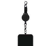 Generico Retractable Outdoor Phone Security Strap With Carabiner - Smartphone Tether For Skiing Mountaineering Hiking Travel | Everyday Use