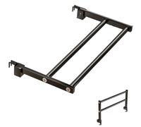 Generico Retractable Radiator Clothes Drying Rack, Adjustable Length, 90°Folding Space-Saving, for Fast Indoor Drying Above Heater (19.8-35.5 inches,Black)