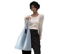Generico Retro Beach handBags - Cotton Crochet Fairy Hobo Bag, Durable Casual Aesthetic Shoulder Bag, Bohemian Travel Handbag