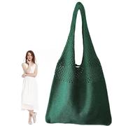 Generico Retro Beach handBags - Cotton Crochet Fairy Hobo Bag, Durable Casual Aesthetic Shoulder Bag, Bohemian Travel Handbag