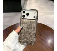 Generico Retro Crocodile Texture Synthetic Protective Case for iPhone 17/16/15/14/13 Pro Max,Full Body Rugged Shockproof Protection Cases with Camera Lens Protector