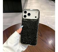 Generico Retro Crocodile Texture Synthetic Protective Case for iPhone 17/16/15/14/13 Pro Max,Full Body Rugged Shockproof Protection Cases with Camera Lens Protector