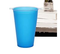 Generico Reusable Cups, 250ML Folding Sports Mug, 4.17x2.76 inches, Soft Portable Water Container, Drinking Cup for Running Competition, Workout, Gym Indoor Picnic Hydration Athlete Outdoors