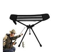Generico Reusable Folding Camping Tripod Stool, Small Foldable Camping Seat, 15.75x17.72 Inches Outdoor Stools Tripod Chair Telescopic Chairs for Sitting and Hunting