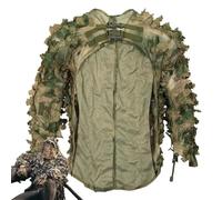 Generico Reusable Ghillie Suit - Ghillie Suit, Breathable Womens Hunting Gear, Hunting Gear Camouflage Material Camouflage Jacket & Pants, for Women, Men Bush Costume, Reusable Ghilie