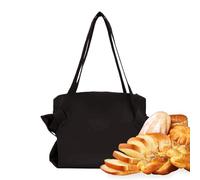 Genérico Reusable Grocery Bags - Foldable Storage Design, Durable Fabric Material, Reinforced Handles, Large Capacity | Supermarket Shopping, Moving Day Carrying, Outdoor Picnic, Travel Tote Use, nero