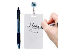 Generico Reusable Notebook - Dry Erase Memo Pad for Quick Notes | Portable Writing Tablet with Spiral Sheets, Smooth Wipe, Study Planner for Home Office School Travel Meetings, Daily Use