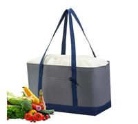 Generico Reusable Shopping Bags - Large Capacity Reinforced Handles, Kitchen Reusable Grocery Bags Shopping Tote, Home Outdoor Camping Picnic Shop Travel Beach Women Family, Black | For Kitchen