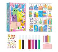 Generico Reveal Scraper, Shade Print Scratch Collection, Dark Covering Panel Artwork, Wonderful Family Activity Gift, Etching Stencil Picture Pastime, Creative Supply for Little