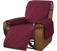 Generico Reversible Sofa Covers for Relax Chair 1/2/3 Seater Non-Slip Waterproof for Reclining Sofas Quilted Sofa Covers with Storage Pockets