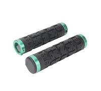 Generico RG01 Manopole for bicicletta Materiale in gomma Copri maniglia for assorbimento degli urti for mountain bike e BMX(Black-Green)