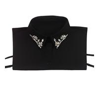 Generico Rhinestone Collar - Shimmer Crystal Neckwear Accessory | Detachable Christmas Collar Attachment Elegant Sparkling Neck Decoration for Formal Party or Event Fashion, 65g