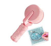 Generico Rhinestone Craft Roller | 4.02In Ergonomic Gem Art Pressing Tool 3D Printed | Comfortable Handle Embroidery Press Accessory Precision Smoothing | DIY Art Painting Crafts