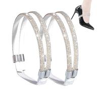 Generico Rhinestone High Heel Shoe Strap, Replacement Ankle Straps For Heels, Adjustable Anti-Loose Shoe Straps, Vast Application Women Supplies Shoelaces Replacement For Sandals, High Heel Stilettos