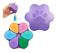 Generico Rhinestone Painting Organizer Tray | 20.5x18.5cm/8.08x7.29 Inches Beads Sorting Storage Container With Lid - Rhinestone Art Beads Tray - For Home School Men Women Adults Family Friends