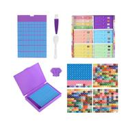 Generico Rhinestone Painting Storage, Art Containers And Trays Stand, Organizer Boxes with Tools & Accessories, Ideal for Crafts, Beads, Jewelry, for Youth, Teens, Boys, Girls, Women, Men