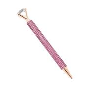 Generico Rhinestone Pen - Metal 15x1cm | Sparkly Rhinestone Writing Tool, Bling Ballpoint Pen With Large Gem, Crystal Office Pens For Teacher Nurse Coworker Desk Gift | Office Writing