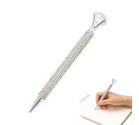 Generico Rhinestone Pen - Sparkly Push Button Ballpoint Pen | Large Gem Crystal Writing Tool Elegant Fancy Office Desk Accessories for Women, Teachers, Nurses, Daily Writing or Work Use