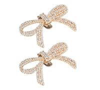 Generico Rhinestone Shoe Charm, Crystal Shoe Accessories, Removable & Elegant Design, 2.56x1.57x0.39 inches Footwear Embellishments, High Heel Decorations for Dress Shoes, Special Occasions