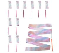 Generico Rhythmic Gymnastics Ribbon - Colorful Dance Streamer Wand Set