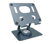Genérico Rialzo girevole per laptop, base ergonomica regolabile, 40 cm, supporto antiscivolo per laptop, per computer, tablet, scrivania, casa, camera da letto, aula, studio