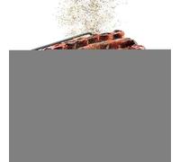 Generico Rib Roasting Rack - Space-Saving Rib Rack, Ribb RackK for Baking, Dishwasher Safe Steak Holder, Barbecue Accessory for Roasting Resting Baking Prep Outdoor Camping, Carbon Steel BBQ Racks