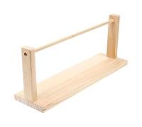 Generico Ribbon Rack 40cm Wooden Wall Mounted Craft Organizer Stand