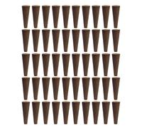 Generico Ricambi per Le Spugne Idroponiche,di Ricambio a Cono | 50 Pezzi di Dischi Starter per Piante da Interno - Clonazione Germinazione Giardino Esterno Patio Cortile Fattoria