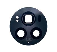 Generico Ricambio Compatibile con Huawei Honor Magic 6 PRO 5G / Magic6 PRO 5G BVL-AN16 BVL-N49 LENTE OBBIETTIVO vetrino fotocamera BACK camera + BIADESIVO Adesivo (Nero)