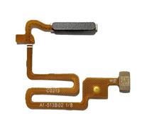 Generico Ricambio compatibile con OPPO A16S CPH2271 / A16 CPH2269 Flat flex cable cavo connettore per collegamento KEY HOME to MAINBOARD FINGERPRINT LETTORE IMPRONTA (NERO)