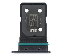 Generico Ricambio Compatibile con OPPO RENO 4 PRO 5G PDNM00 PDNT00 CPH2089 Try tray Vassoio alloggio porta scheda Dual SIM Card Sim 1 + SLOT SIM 2 slitta lettore (Nero)
