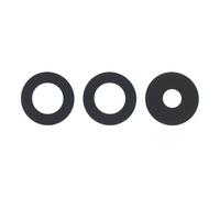 Generico Ricambio Compatibile con SAMSUNG GALAXY A16 4G SM-A165F A165F / A16 5G SM-A166B A166B LENTE OBBIETTIVO vetrino fotocamera BACK camera + BIADESIVO Adesivo