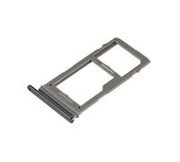 Generico Ricambio compatibile con SAMSUNG GALAXY S10 G973 G973F / S10+ S10 PLUS G975 G975 / S10e (Nero) Try tray Vassoio alloggio porta scheda SIM Card Sim 1 + SLOT per lettore Memoria Micro Sd