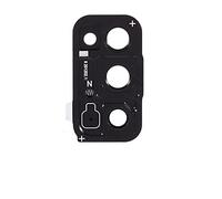 Generico Ricambio COMPATIBILE con Samsung Galaxy S20 FE 5G / Galaxy S20 FE G780 G781 vetro posteriore vetrino scocca lente obbiettivo+Cornice RING rear fotocamera BACK camera Nero