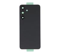 Generico Ricambio compatibile con SAMSUNG GALAXY S25 5G S931B SM-S931B Copri Batteria con cover lens CAMERA Vetro Posteriore Back Cover Retro Scocca + biadesivo adesivo + lente (Nero)